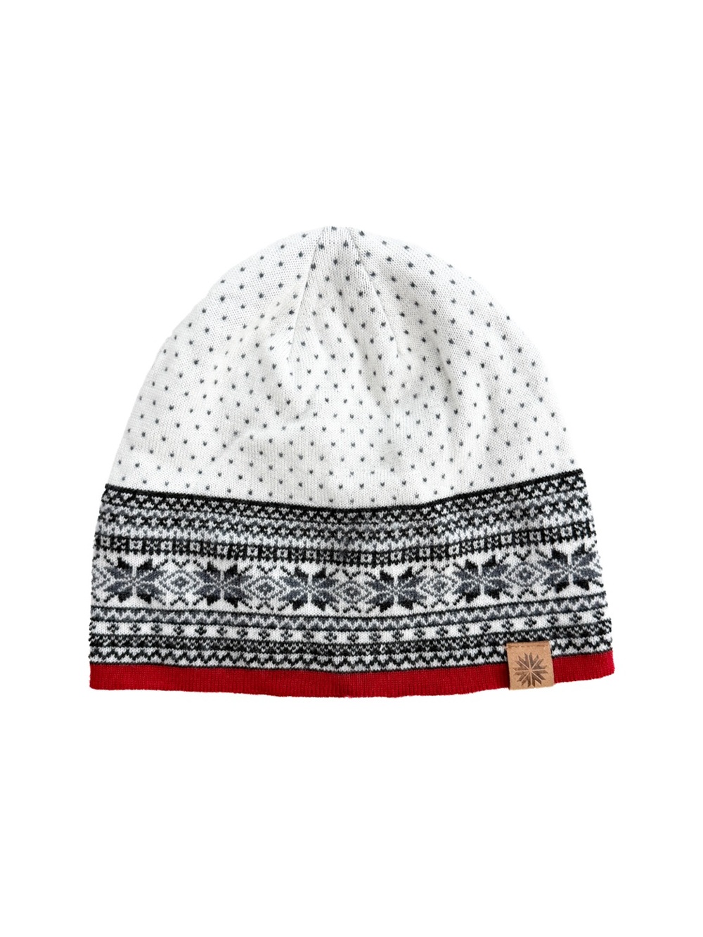 Icewear Heimaey Nordic Hat Beanie White 100% Merino Wool Like New